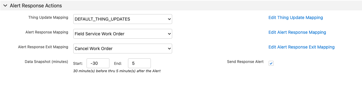 Alert Response Actions