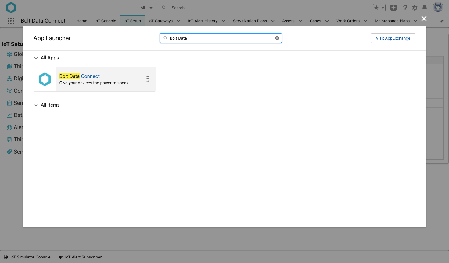 App Launcher Search