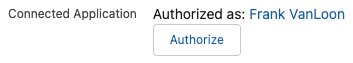 Authorize the Connected Application