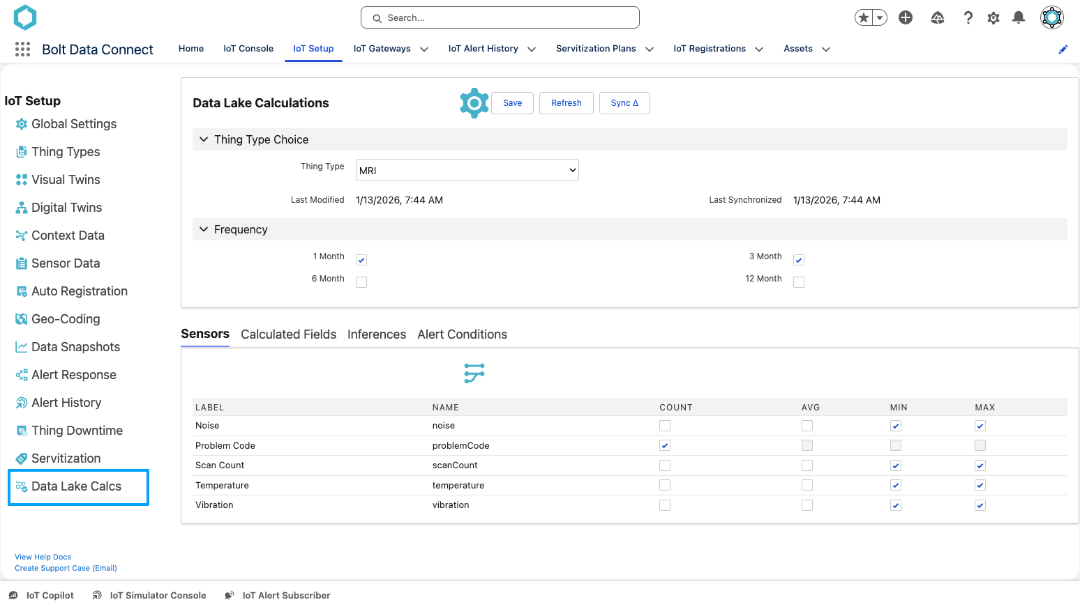 Data Lake Calculations Editor