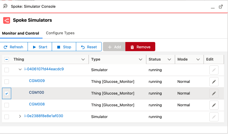 Release 1.10 Simulator Management