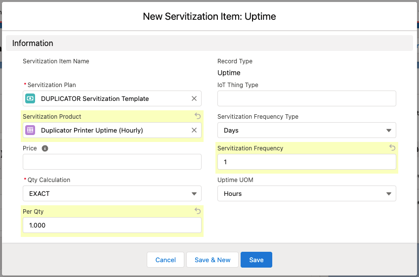 New Servitization Item: Uptime