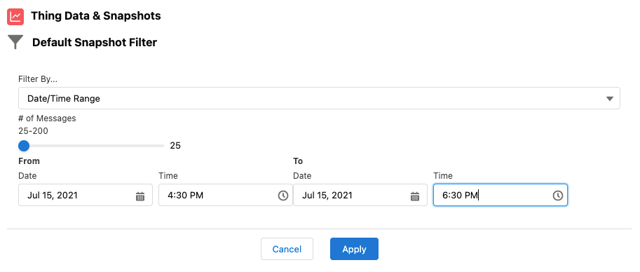 Thing Data Filter