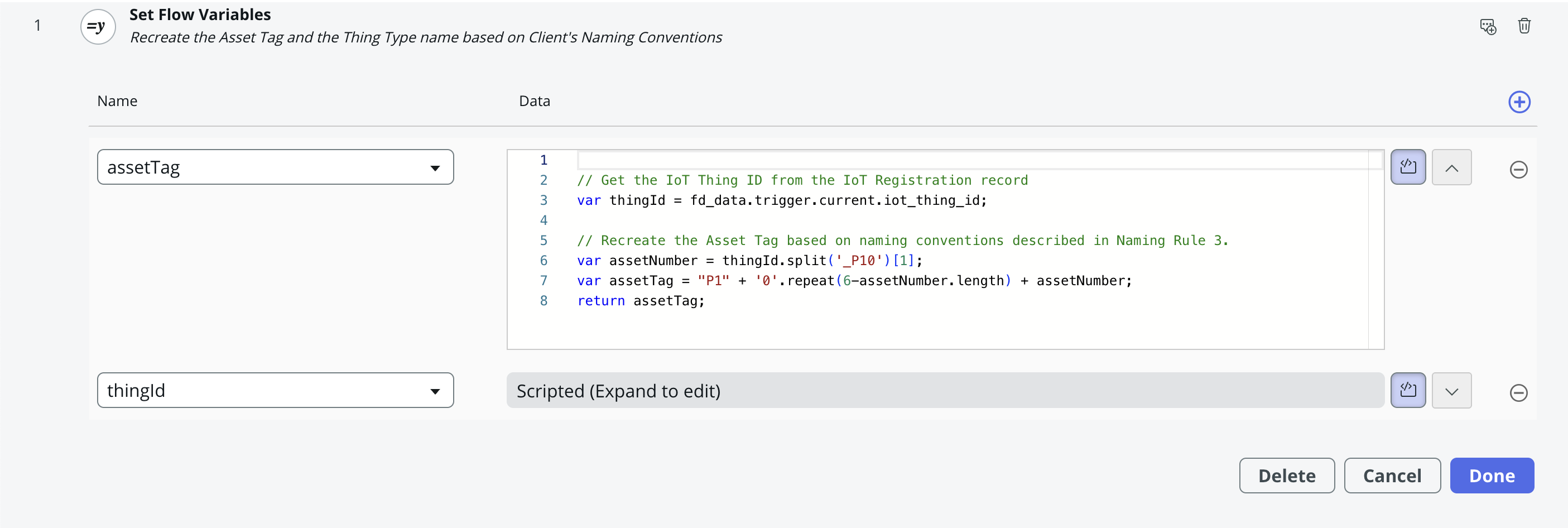 Example Auto Registration Flow