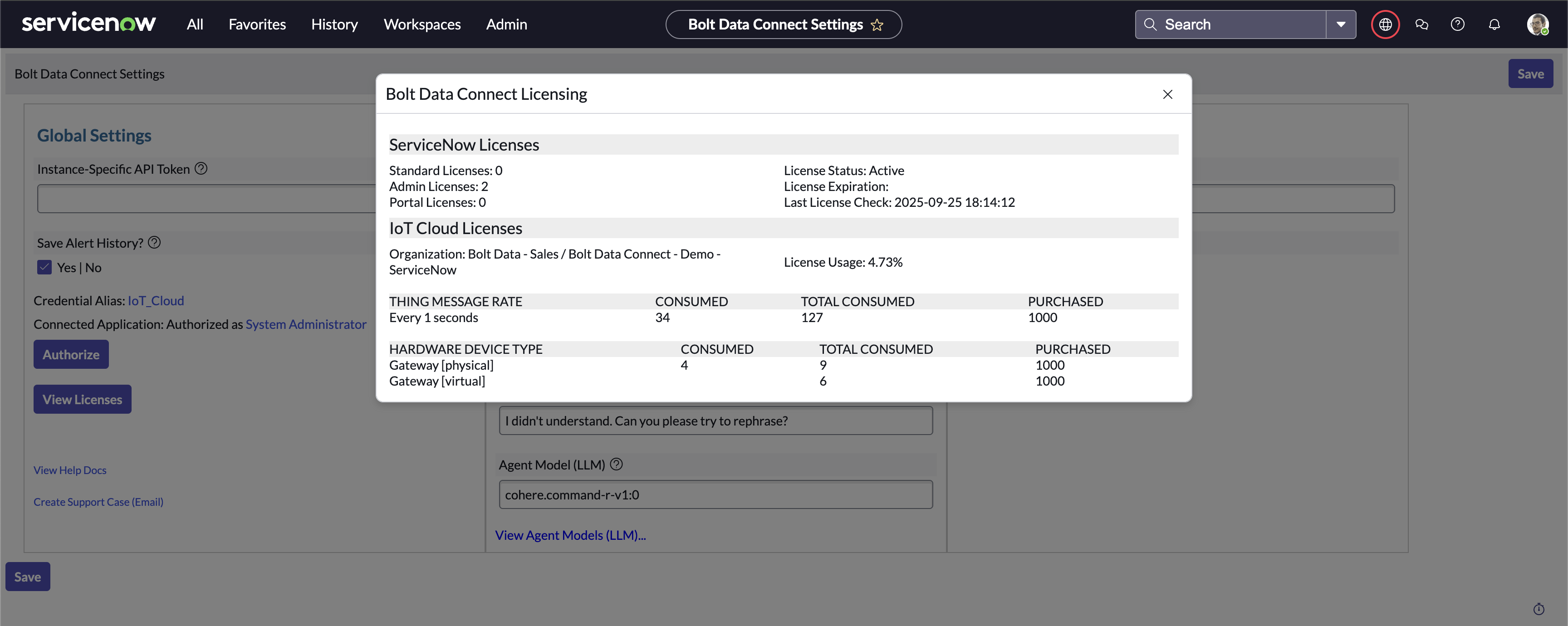 View Licenses
