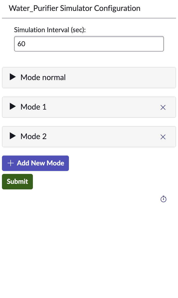 Filling our a Constant Mode Random Parameter